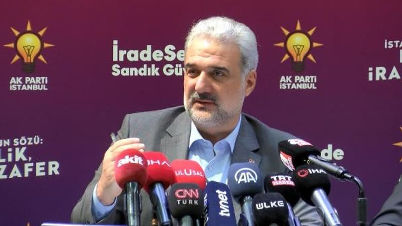 AK Parti İstanbul İl Başkanı Kabaktepe: Sandığın güvende tutulması manipüle edilmemesi lazım