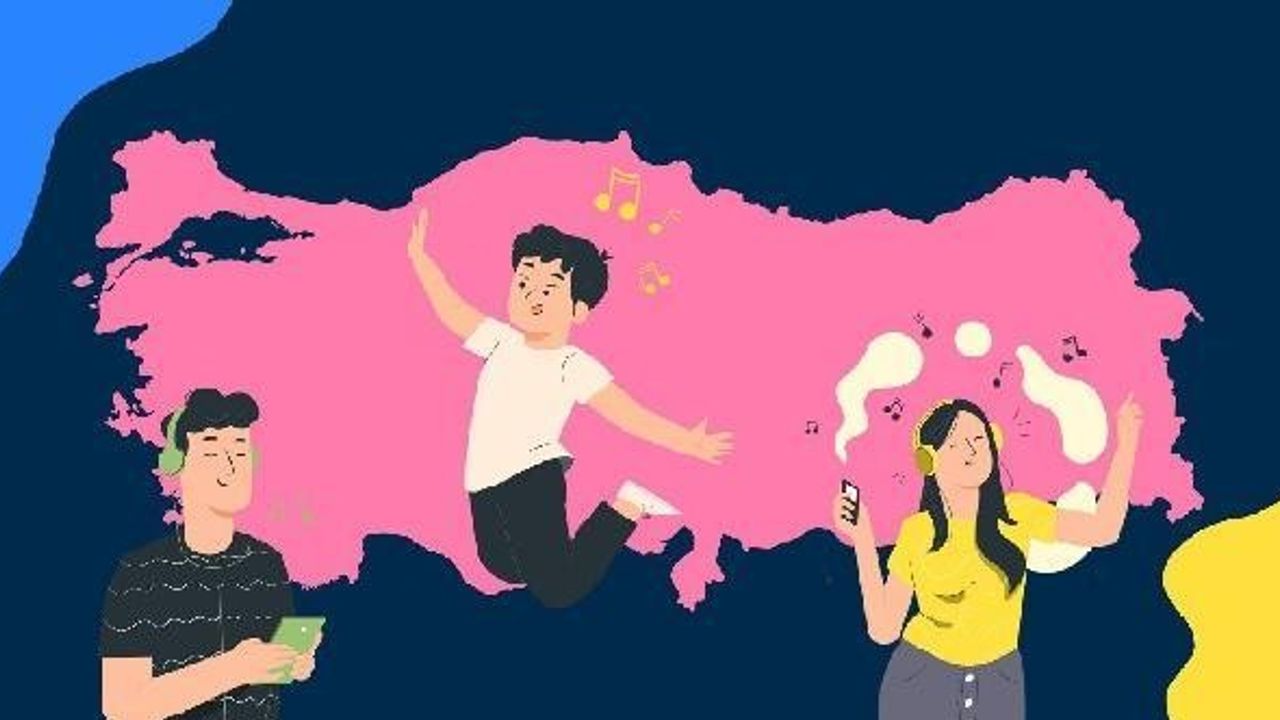 Türkiye'de en çok İngilizce, Korece ve İspanyolca şarkılar dinleniyor