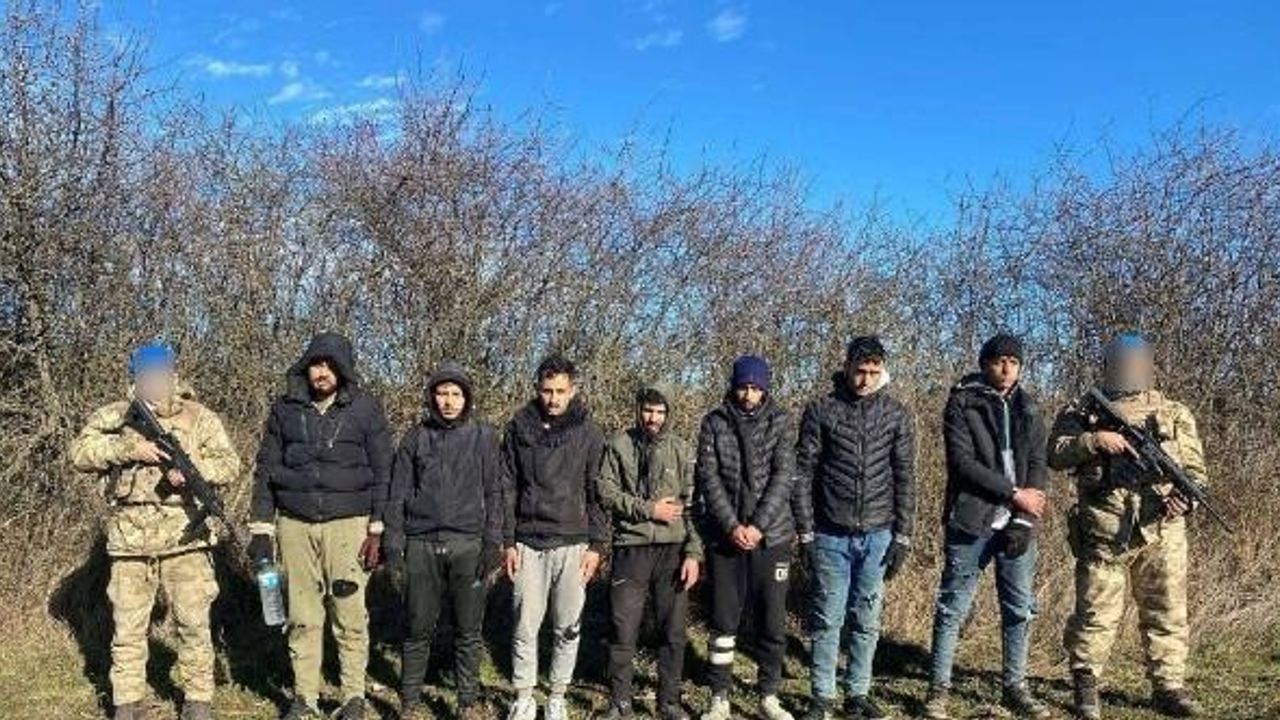 Edirne'de 294 kaçak göçmen ile 14 organizatör şüphelisi yakalandı