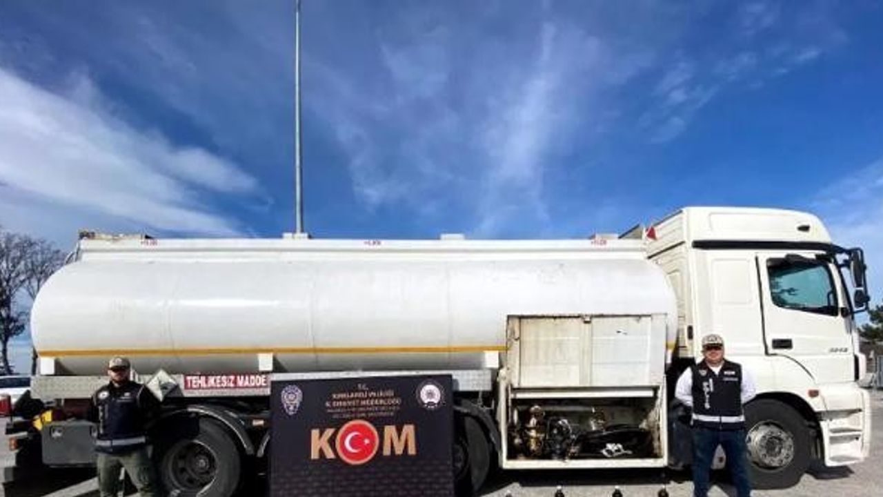 Kırklareli'de resmi kuruma karışımlı yakıt satan 3 şüpheli yakalandı