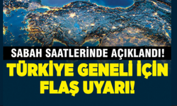 METEOROLOJİDEN KAR, SAĞANAK VE DOLU UYARISI!