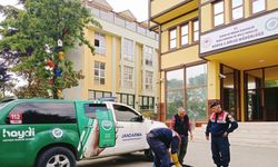 Mudanya'da yaralı bulunan leylek tedaviye alındı