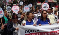 İstanbul- Avcılar'da engelli ve yakınlarından bandolu yürüyüş