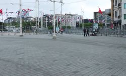 İstiklal Caddesi’nde 1 Mayıs sessizliği