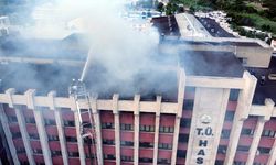 Trakya Üniversitesi Tıp Fakültesi Hastanesi çatısında yangın/ Ek fotoğraflar