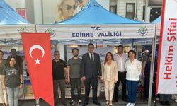 Edirne'de Halk Sağlığı Haftası'nda vatandaşlara sağlık taraması ve bilgilendirme