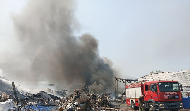 5 fabrika ile 1 deponun zarar gördüğü yangında ‘Afrika sıcakları’ etkisi