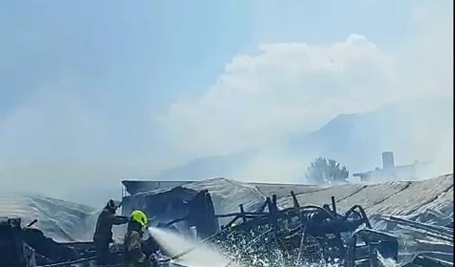Bursa’da geri dönüşüm tesisinde çıkan yangın, 3 fabrikaya sıçradı (4)