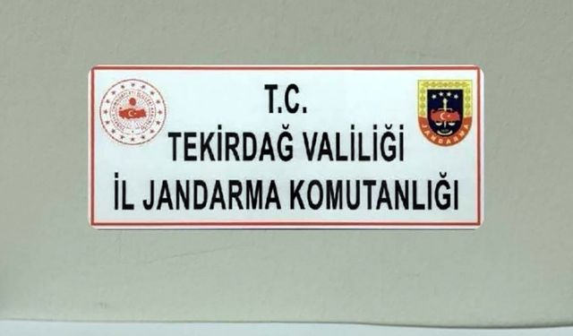 Tekirdağ'da çok sayıda uyuşturucu ve sentetik hap ele geçirildi