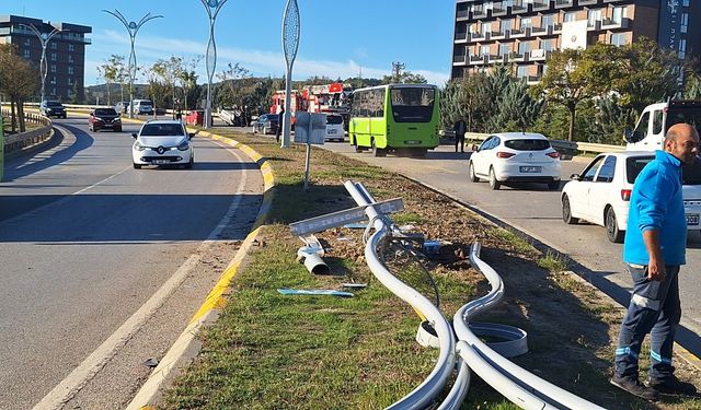 Jandarma trafik otosu takla attı; 2 yaralı