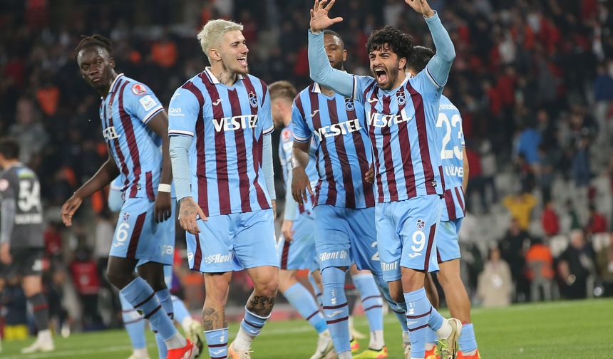 Trabzonspor, Türkiye Kupası finalinde Beşiktaş'ın rakibi oldu